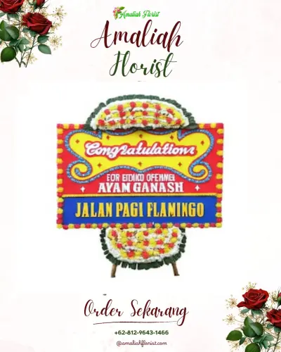 Bunga Papan Congratulation di Leahari
